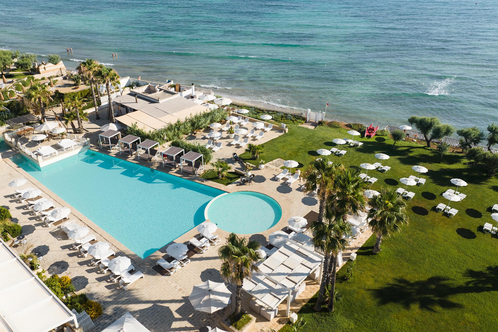 Pool & Private Beach Access in Puglia | Canne Bianche